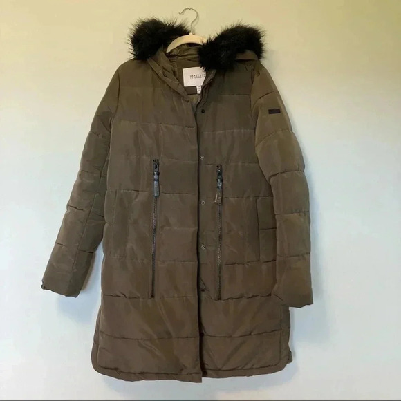 10 Crosby Derek Lam Jackets & Blazers - Derek Lam 10  Crossby army green faux fur hooded jacket